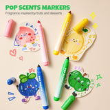 Pop Scents Markers: 12 Colours