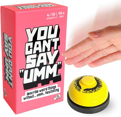 You Can't Say Umm: Family Party Game