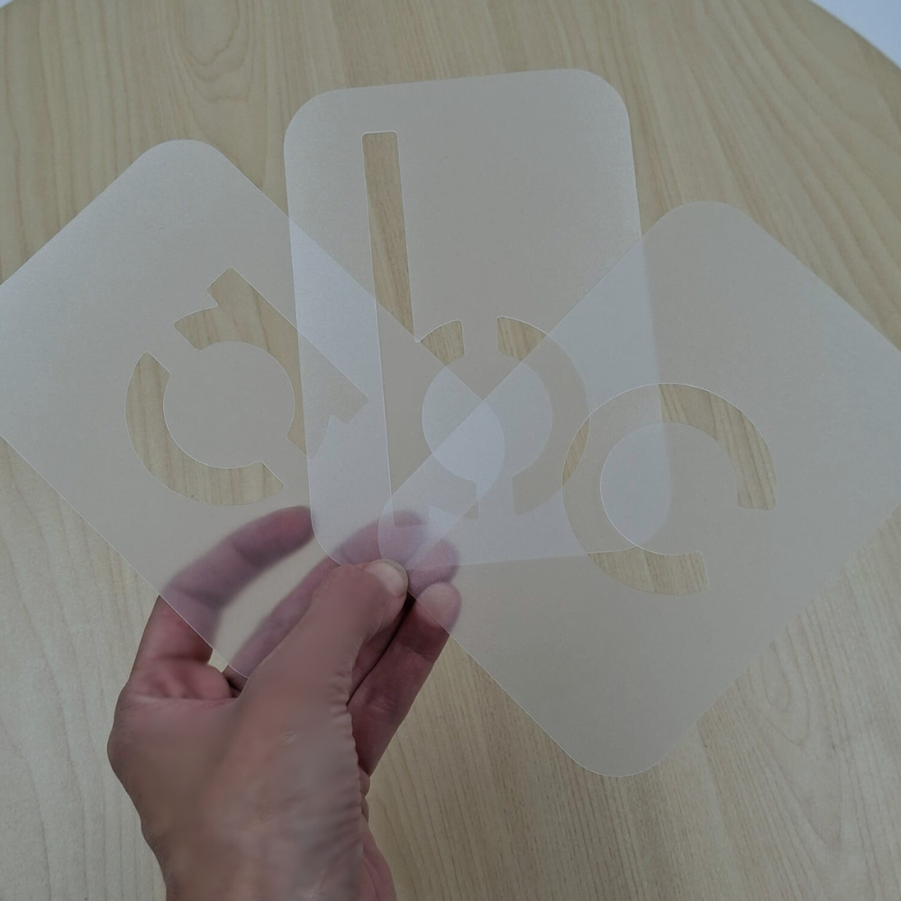 Alphabet Stencils: Lower Case 26pc