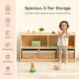 Wooden Shelf and Toy Storage: Plywood 114 x 60cm