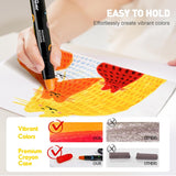 Twistable Window Crayons: 12 Colours