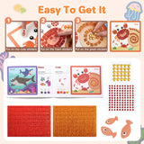 Mosaic Sticker Art: Ocean Journey