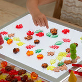 Transparent Leaves Counters 120pc