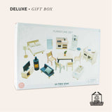 Wooden Dolls House Child's Bedroom 24pc