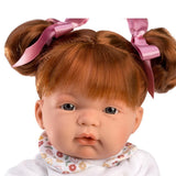 Llorens - Baby Girl Doll with Hair, Clothing & Accessories: Joelle 38cm