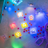 Glo Pals - Water Activated Light-Up Sensory Cubes: Zoo 6pc