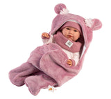Llorens - Baby Girl Doll with Clothing & Sleeping-bag: Mimi 42cm