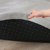 Hakuna Matte Cloud Soft Children’s Carpet: Grey Round 1.2m x 2.5cm