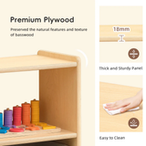 Wooden 3-Shelf Storage & Organiser 90 x 113cm