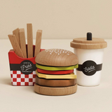 Wooden Gourmet Hamburger Set 13pc