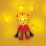 Glo Pals: Water Activated Light-Up Sensory Toys - Daniel Tiger (Orange) 3pc