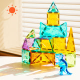 Colourful Magnetic Tiles: Jurassic Adventure 48pc