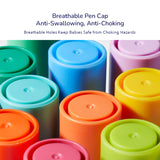 Washable Round-tip Marker: 24 Colours