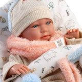 Llorens - Baby Girl Doll with Crying Mechanism, Clothing & Cushion: Mimi 42cm