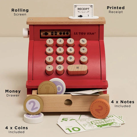 Shop Till - Cash Register & Money 11pc