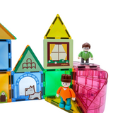 Colourful Magnetic Tiles: Our Family 32pc