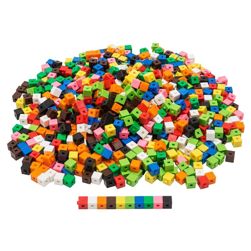 Interlocking Cubes 1cm, 1000pc