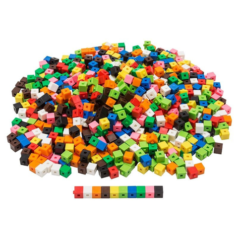 Interlocking Cubes 1cm, 1000pc