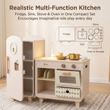 Modern Kitchen with Fridge 16pc