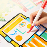 Translucent Dual Tip Markers: 6 Colours