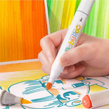 Dual-Tip Washable Markers: 12 Colours