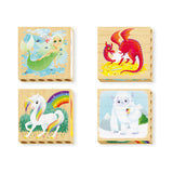 PlayBio: Wood Four Puzzle - Fantastic Animals