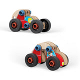 PlayBio: Wood Vehicle Nuts & Bolts Builder Set 32pc