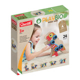 PlayBio: Wood Dino Nuts & Bolts Builder Set 24pc