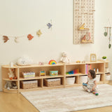 Wooden Shelf and Toy Storage: Plywood 114 x 60cm