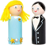 Wooden People Large 10pc
