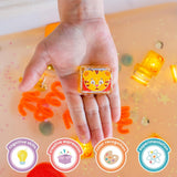 Glo Pals: Water Activated Light-Up Sensory Toys - Daniel Tiger (Orange) 4pc