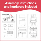 Premium Sand and Water Sensory Tray Table with Stand 58cm