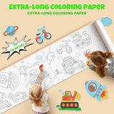 Sticky Colouring Poster: Transport