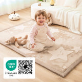 Hakuna Matte Cloud Soft Children’s Carpet: Moon & Stars 1.7m x 1.2m
