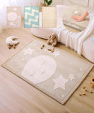 Hakuna Matte Cloud Soft Children’s Carpet: Moon & Stars 1.7m x 1.2m