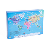 World Map Puzzle 48pc