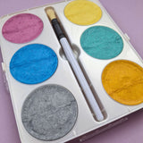 Pearly Watercolours 6 tablets Ø 57mm