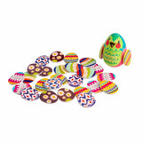 Egg Shaped Wood Buttons 25pc
