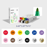 Acrylic Markers Round Nib: 12 Colours