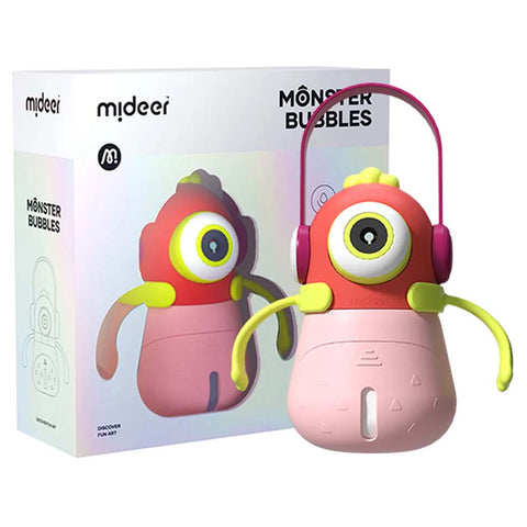 Monster Bubbles Pink: Interactive Bubble Machine