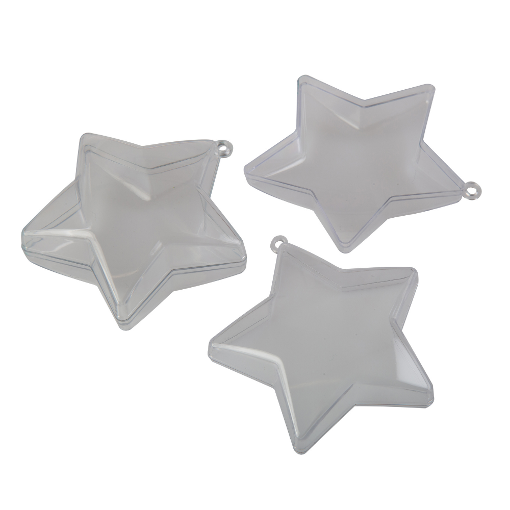 Fillable Acrylic Stars 10pc