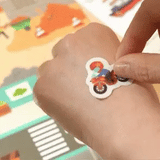 The Bustling Traffic: Reusable Jelly Sticker Set 30pc