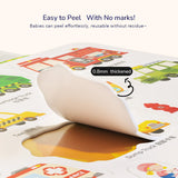 The Bustling Traffic: Reusable Jelly Sticker Set 30pc