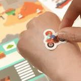 Reusable Jelly Sticker Set: The Bustling Traffic 30pc