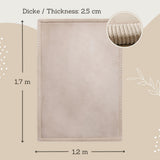 Hakuna Matte Cloud Soft Children’s Carpet: Beige 1.7m x 1.2m