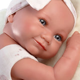Llorens - Anatomically Correct Baby Girl Doll w Clothing & Sleepbag Nica 40cm