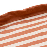 Playmat & Toy Bag: Stripes Brown 140cm