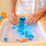 Glo Pals: Water Activated Light-Up Sensory Toys - Cookie Monster Sesame Street 3pc