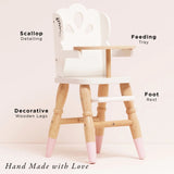 Wooden Dolls High Chair