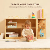 Wooden 2-Shelf Storage & Organiser 60 x 90cm
